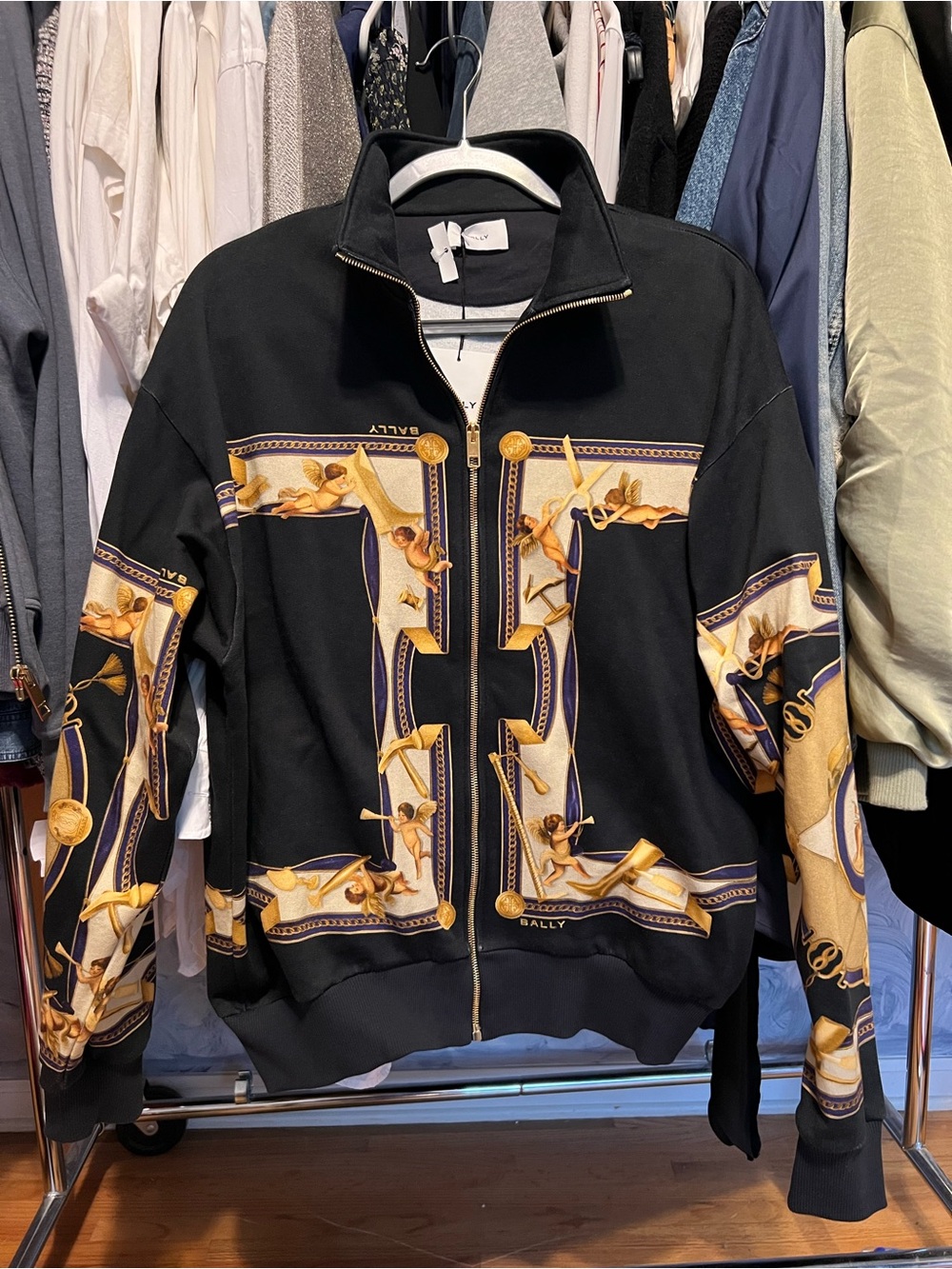 NWT Bally zip up sweatshirt